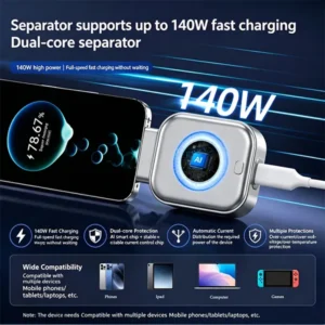X01 Full Charge Separator – Type-C Auto Power Cut-Off Charging Protector