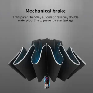 Xiaomi Mechanical Transparent Handle Automatic Umbrella - Image 5