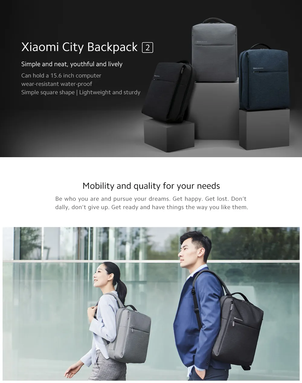 Xiaomi Mi Urban Lifestyle Backpack 2