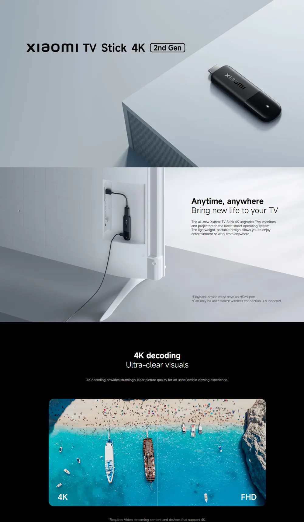 Xiaomi TV stick (2nd Gen) 4K