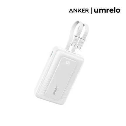 Anker Zolo Power Bank 20K 45W Built-In Dual USB-C Cable (A110M)