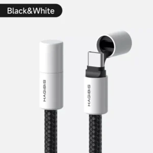 Hagibis 240W USB-C to USB-C Fast Charging Data Cable with Protective Cap