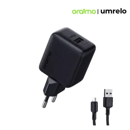 Oraimo Cannon 18S 18W Fast Charging Adapter with Micro USB Cable