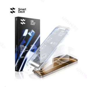 SmartDevil OnePlus 15 Borderless Ultra Smooth Screen Protector with installation Kit