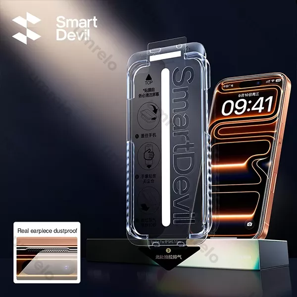 SmartDevil iPhone 17 Pro Max Corning Clear Tempered Glass Screen Protector (7) SmartDevil iPhone 17 Pro Max Corning Clear Tempered Glass Screen Protector
