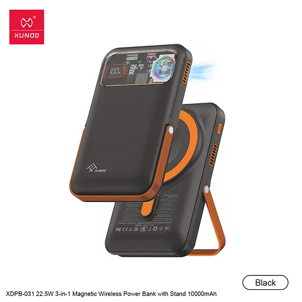 XUNDD-3-in-1-Magnetic-22.5W-10000mAh-Power-Bank-(XDPB-031)-1 XUNDD 3-in-1 Magnetic 22.5W 10000mAh Power Bank (XDPB-031)
