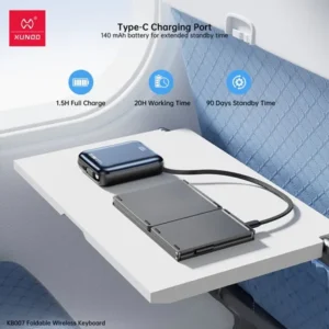 XUNDD KB007 Foldable Wireless Keyboard
