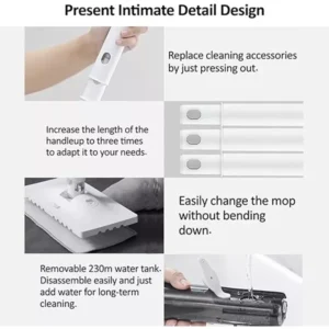 Xiaomi Deerma ZQ610 Handheld 5-in-1 Multifunctional Steam Cleaner - Image 5