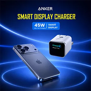 Anker Nano 45W GaN Charger with Display (A121D) – Global Version