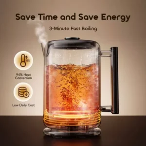 Oraimo FastBrew Fast Smart 1.7L 316 Stainless Steel Electric Kettle - Image 5