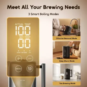 Oraimo FastBrew Fast Smart 1.7L 316 Stainless Steel Electric Kettle - Image 4
