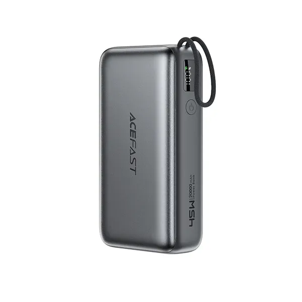 ACEFAST M34 20000mAh 45W Power Bank with Retractable USB-C Cable (3) ACEFAST M34 20000mAh 45W Power Bank with Retractable USB-C Cable