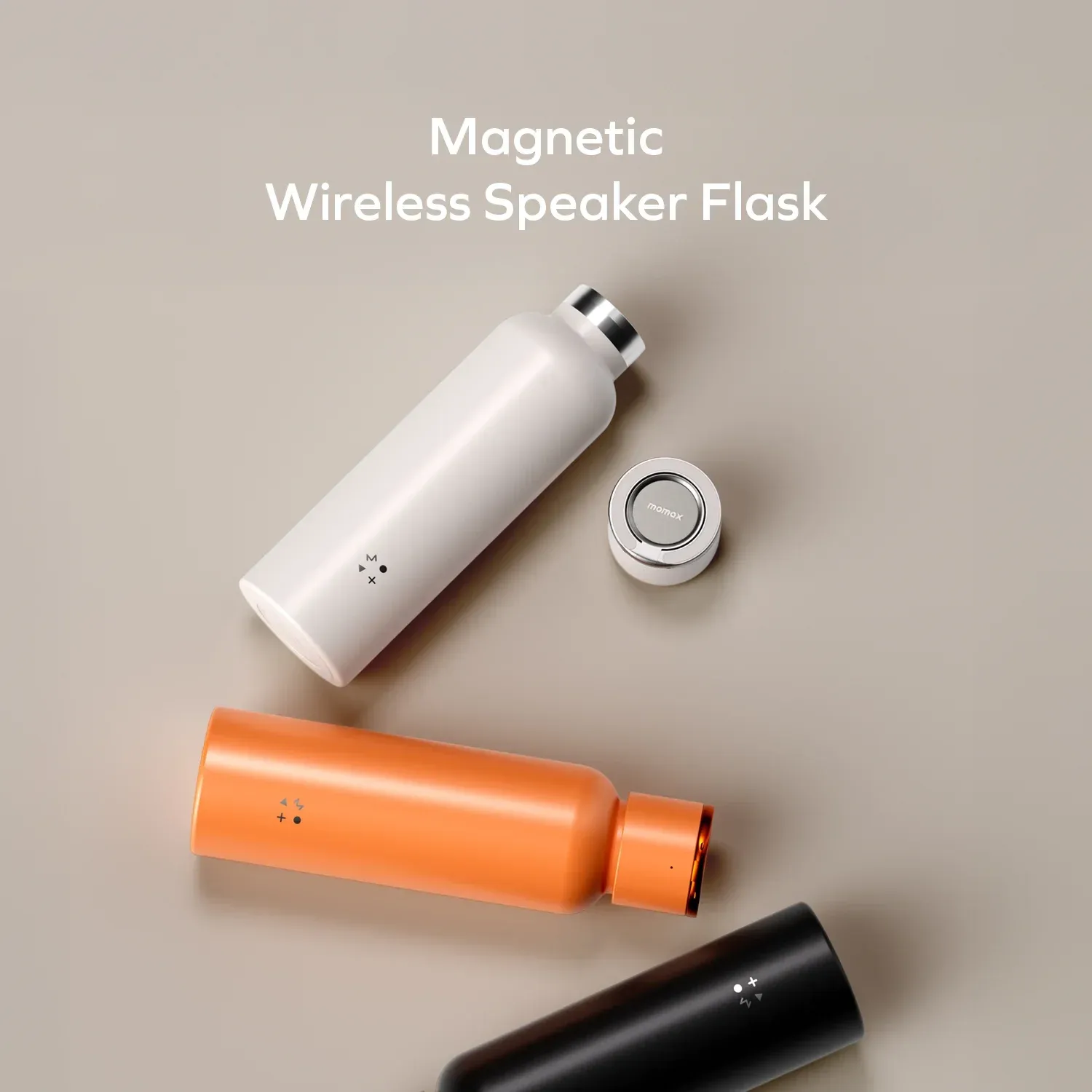 Momax 1-Vibe Bottle Magnetic Wireless Speaker Flask