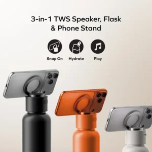 Momax 1-Vibe Bottle Magnetic Wireless Speaker Flask