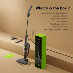 Oraimo CordForce Flex Corded 2-in-1 Stick Vacuum Cleaner