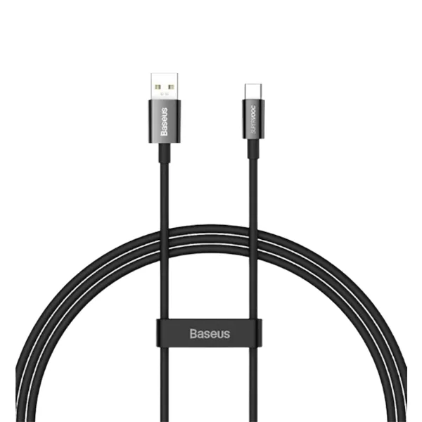 Baseus Superior Series Supervooc 65W USB-A to Type-C Fast Charging Data Cable (2) Baseus Superior Series Supervooc 65W USB-A to Type-C Fast Charging Data Cable