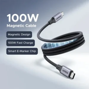 UGREEN L520 100W USB-C to USB-C PD Magnetic Fast Charging Cable (55517)