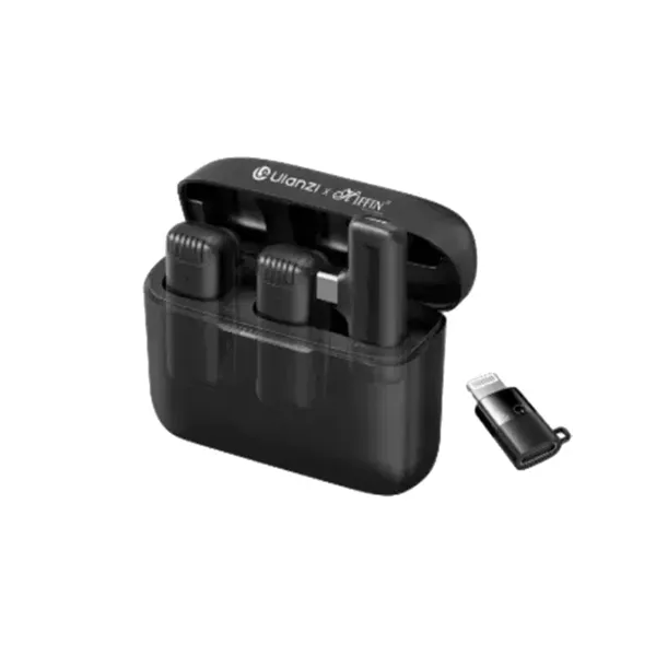 Ulanzi J12 Dual Wireless Lavalier Microphone System Type-C & Lightning (1) Ulanzi J12