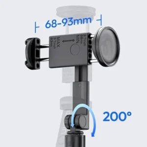 Ulanzi SK26 Portable Selfie Stick Tripod with Phone Clamp