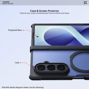 XUNDD Galaxy Z Fold 8 Ultra Beatle Series Magnetic Kickstand Shockproof Safe Case