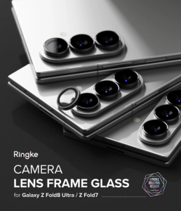 Ringke Galaxy Z Fold 8 Ultra Camera Lens Frame Glass (2Packs)