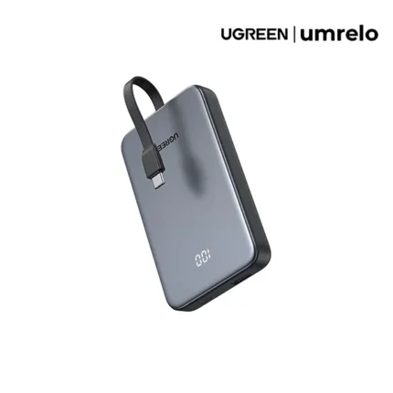 UGREEN PB526 10000mAh 20W 3C Power Bank with Built-in Cable (75161C)