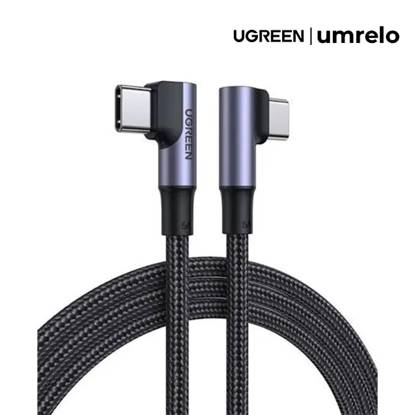 UGREEN US335 Right Angle 100W Type-C to Type-C Cable (4) UGREEN US335 Right Angle 100W Type-C to Type-C Cable